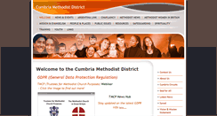 Desktop Screenshot of cumbriamethodistdistrict.org.uk